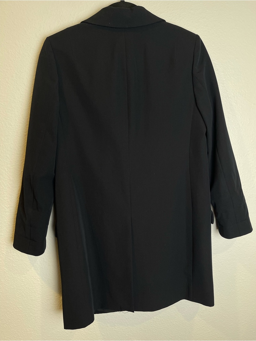 All Saints Ariah Blazer Size 6 Black Double Breasted Minimalist Luxury Career - Picture 5 of 14
